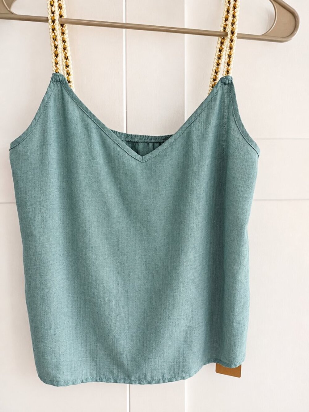 SHEIN Frenchy Braided Strap Tank Top - Size Small NWT